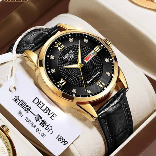 Ultra-thin luminous automatic calendar watch